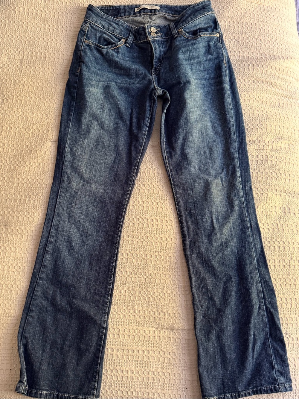 Levi's Women's Dark Blue Boot-Cut Jeans 28W 32L